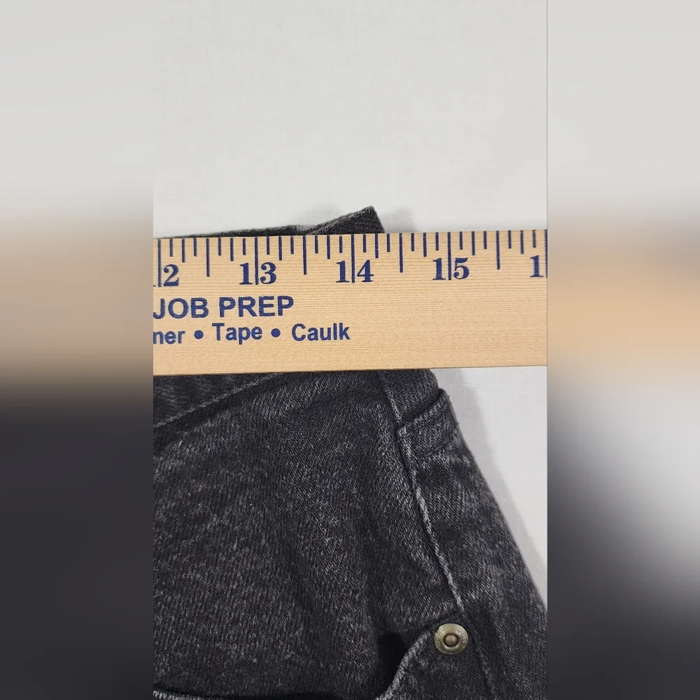 VINTAGE 90s EDDIE BAUER OUTDOORS WOMEN'S JEANS, SIZE 12, BLACK